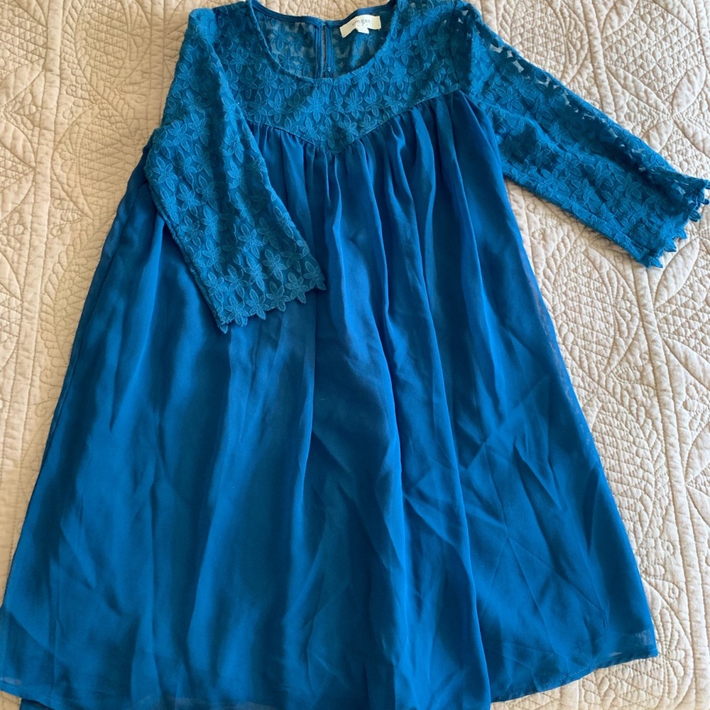 Umgee lace blue dress